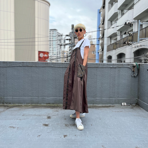 北欧の暮らし フォグリネンワークサロペットスカート サイズ1 ワ―ク