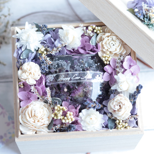 選べる天然石アロマストーン】「ラベンダー&アメジストの水中庭園