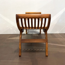 カルティニベンチ　レザー　玄関椅子　ベンチ　本革 3枚目の画像
