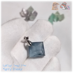 中国産 グリーンブルーフローライト 蛍石 ペンダント ネックレス fluorite No.5752 16枚目の画像