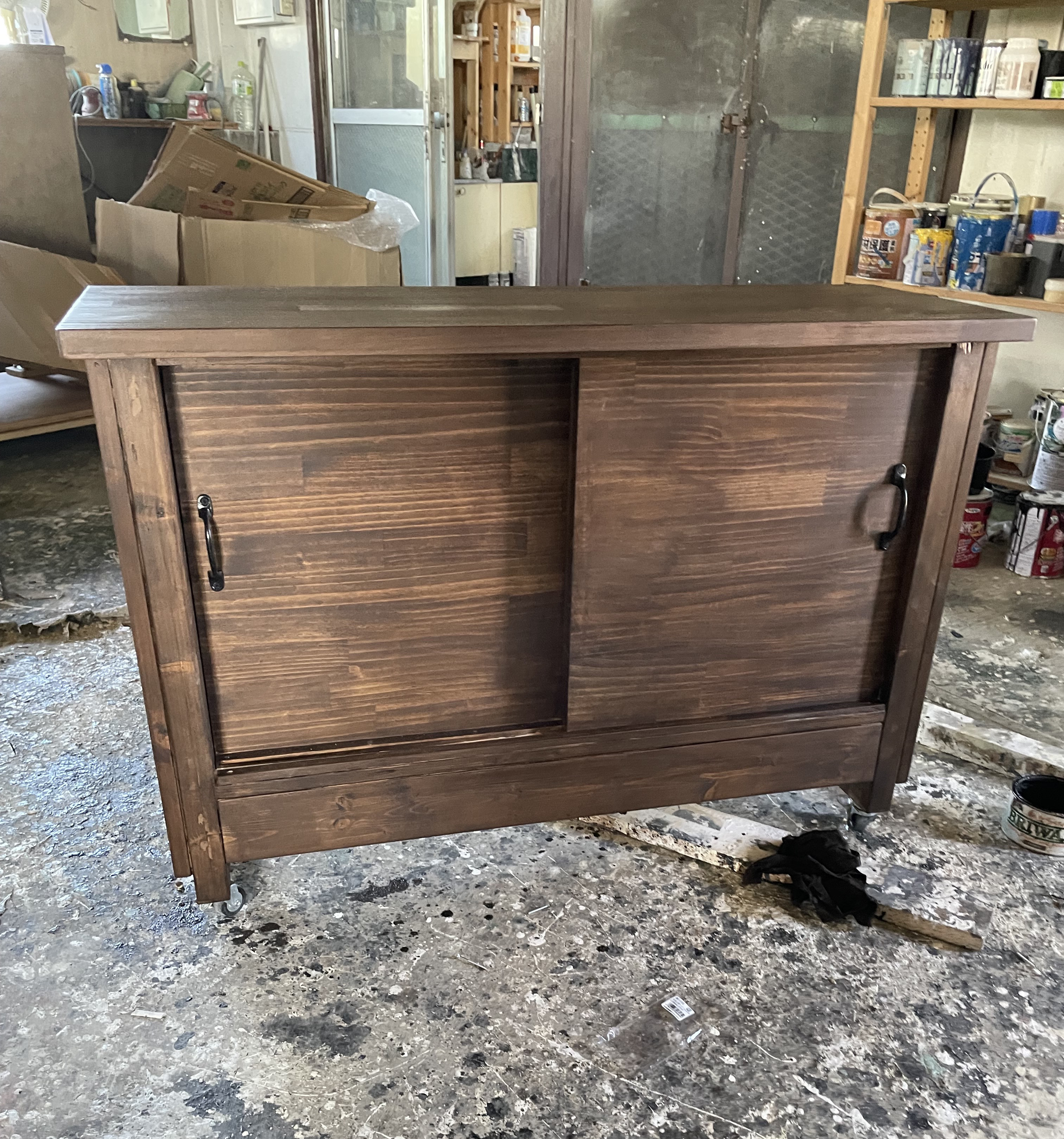 サッカー台　ローキャビネット　バックカウンター　テレビ台等