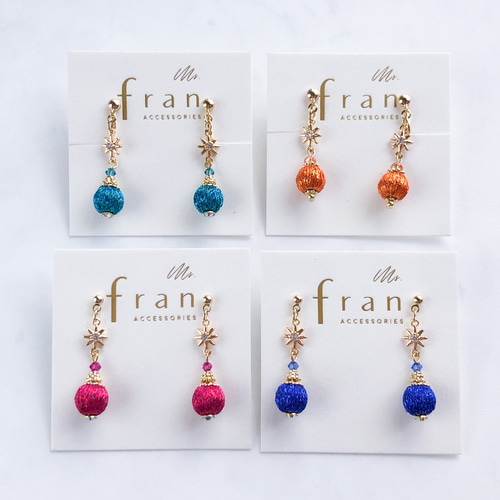 選択式】プチスターのボトルオーナメント【ピアス/イヤリング】小ぶり