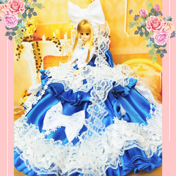 ジェニー　プリンセスドレス　ハンドメイド服　ドール服　人形服　ドールドレス　♡ ミシュリーヌ♡ 13枚目の画像