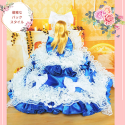 ジェニー　プリンセスドレス　ハンドメイド服　ドール服　人形服　ドールドレス　♡ ミシュリーヌ♡ 9枚目の画像