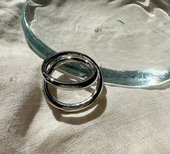 cross ring / silver 2枚目の画像