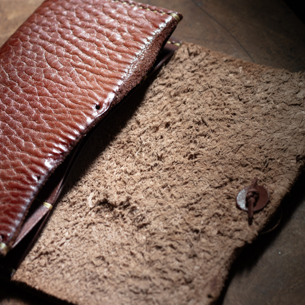 yoki  極厚レザーウォレット　三つ折り長財布　札入れ