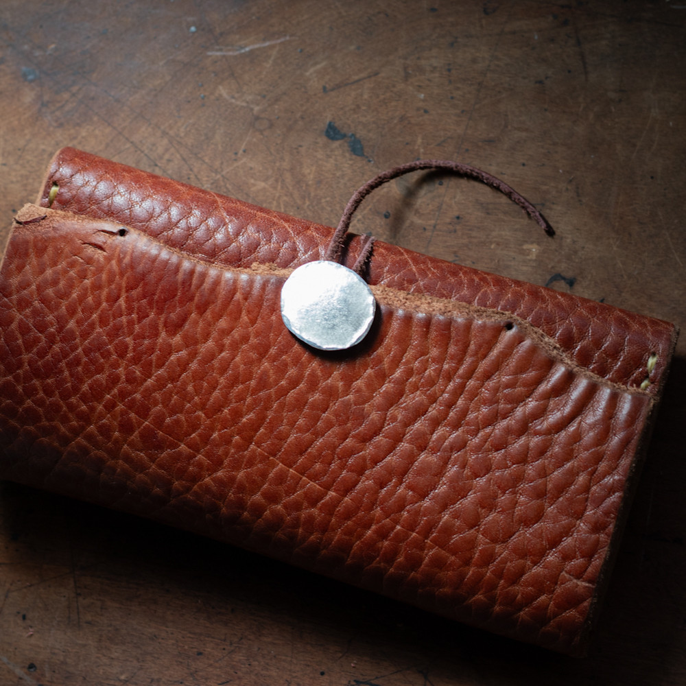 yoki  極厚レザーウォレット　三つ折り長財布　札入れ