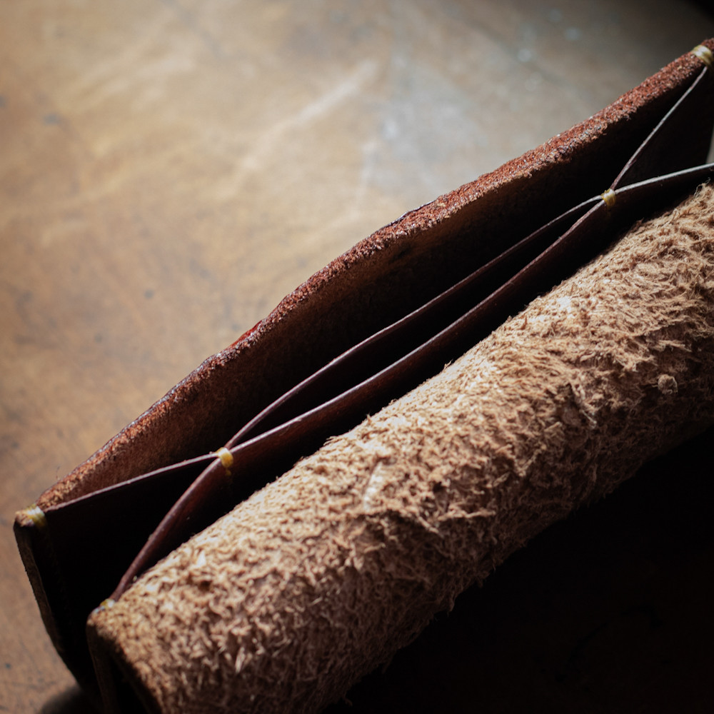 yoki  極厚レザーウォレット　三つ折り長財布　札入れ