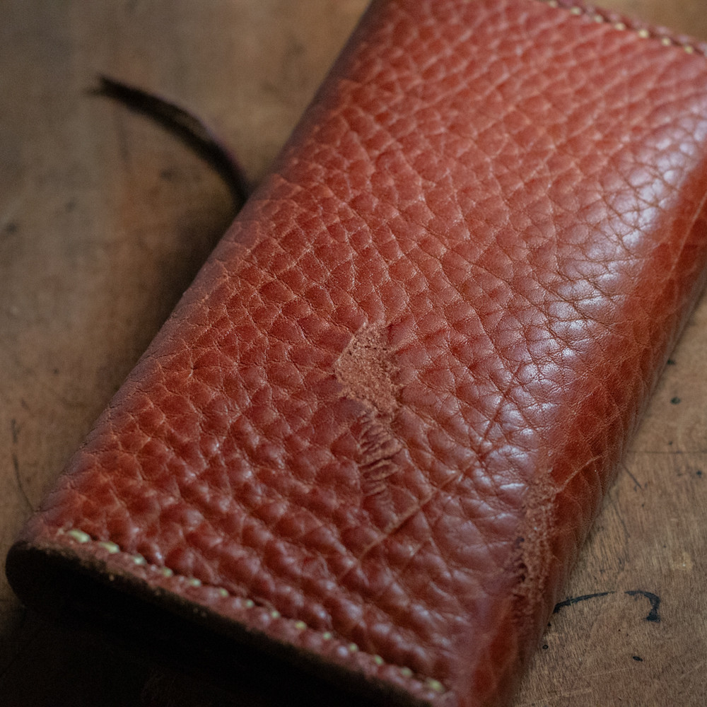 yoki  極厚レザーウォレット　三つ折り長財布　札入れ