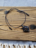 水晶　makurame曼荼羅ペンダント