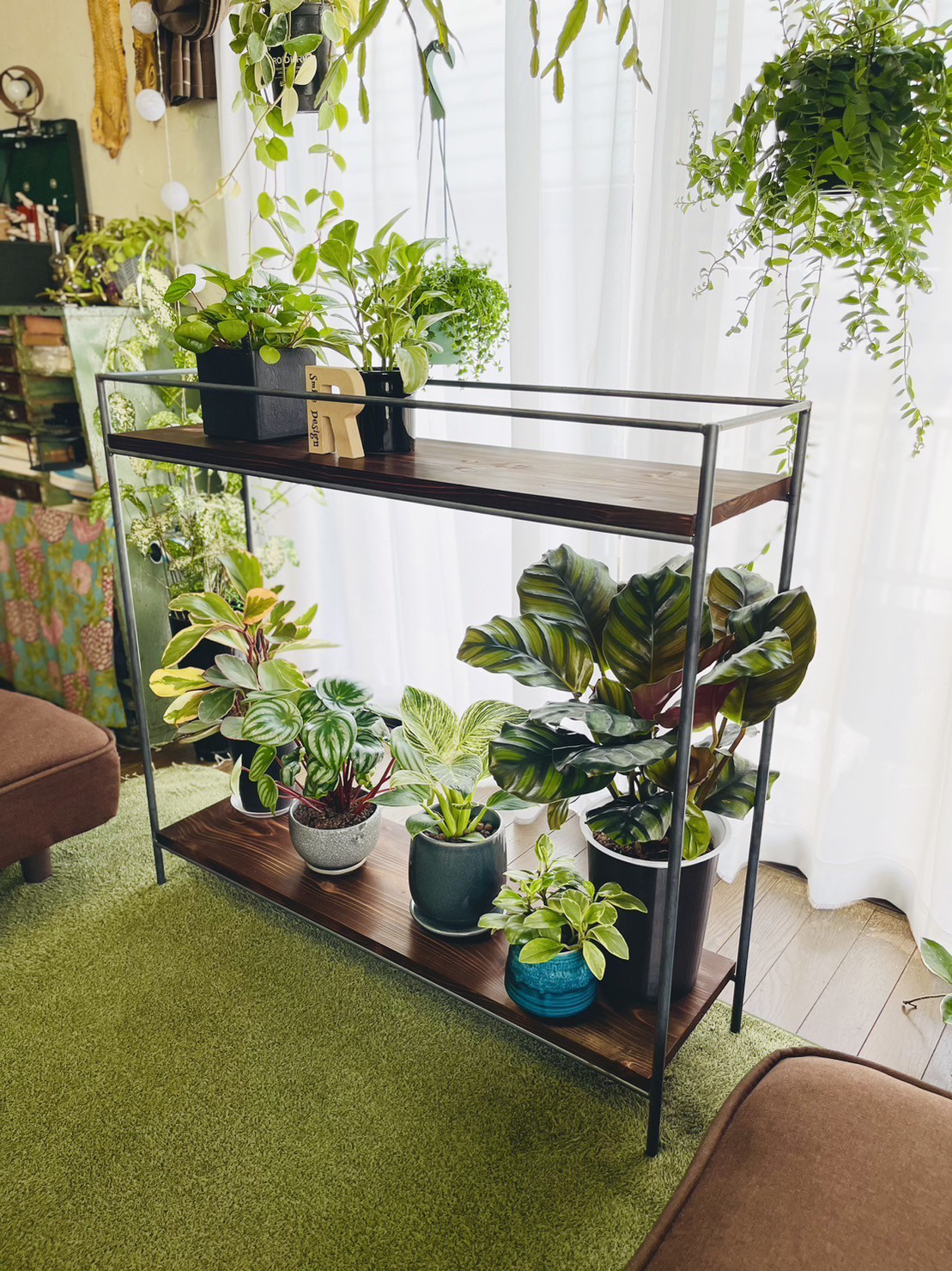 ラック　シェルフ　アイアン家具　オーダーメイド　ハンドメイド　男前家具