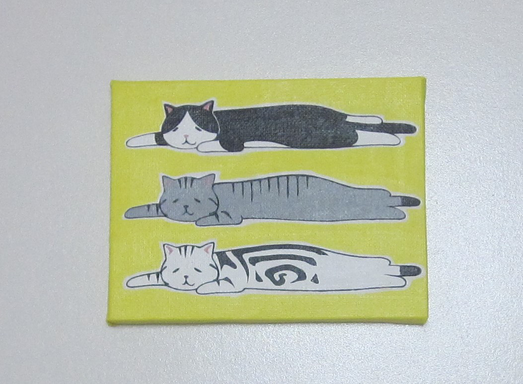 3匹のだれにゃん