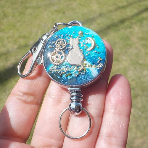 名入れレジンキーホルダー【かす様確認用】 プレゼントに♡名入れ♡シャカシャカレジンキーホルダー