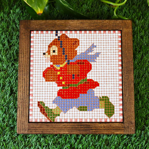 美品 【あさのたかを】木製 組木絵 タイルアート 木版画 くま ワイン 手作り 2025年最新】あさのたかをの人気アイテム - メルカリ