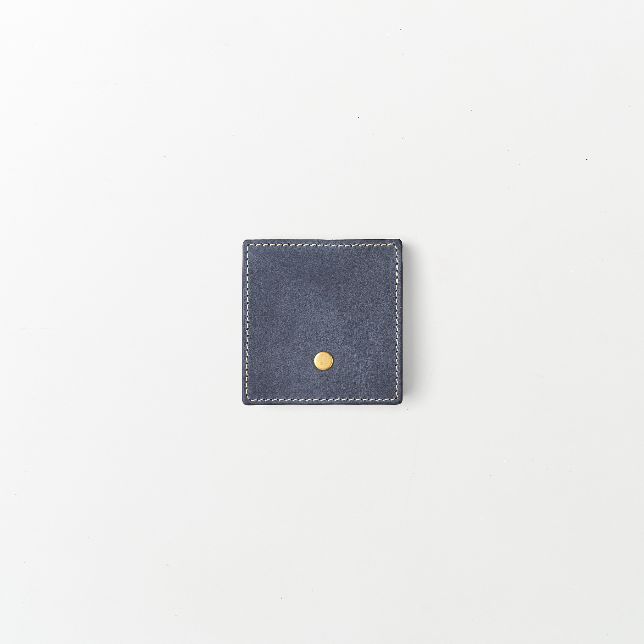 「⬜︎」いレザーコインケース/Color:Marine