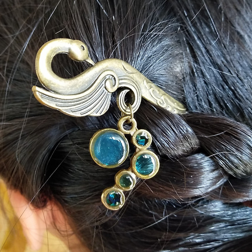 かんざし 鳥 細工 アンティーク かんざし 鳥 細工 アンティーク