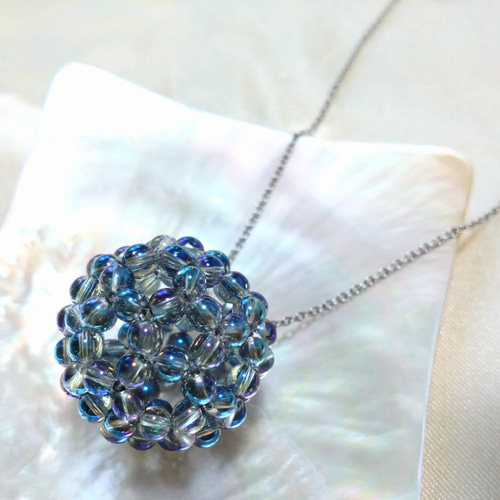 フラーレン】4mm球 ヘマタイト（ゴールドコーティング）チョーカー