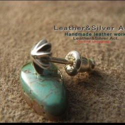 アポロコンチョシルバーピアス シルバー925 ハンドメイド ピアス