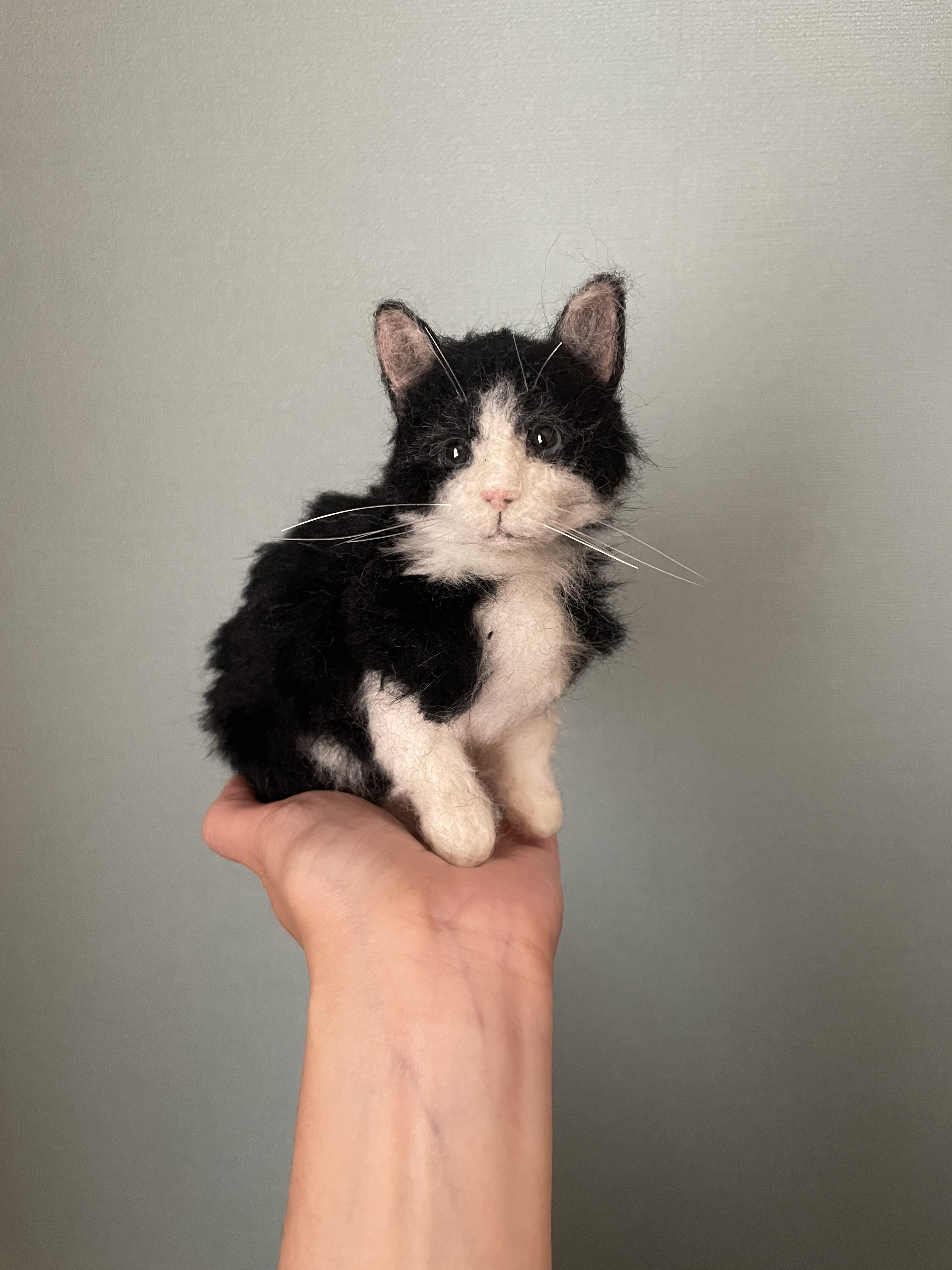 猫 羊毛フェルト ぬいぐるみ 子猫