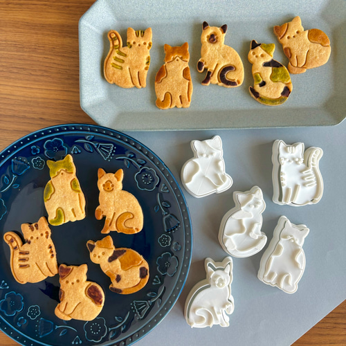 猫 茶トラ ねこ【クッキー型】 クッキー型 NICA 通販 16324470｜Creema