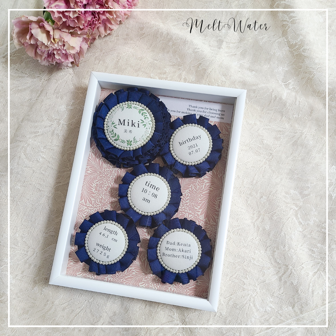 ＊生まれた記念＊バースボード＊ウイリアムモリス＊大人インテリア＊受注生産＊送料無料＊ 5,772円