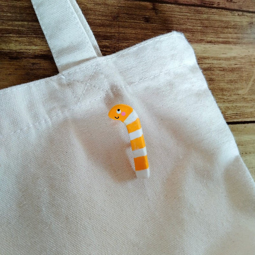 チンアナゴ　木彫ブローチ等 木彫りのテトラポット Sサイズ | のざき民芸