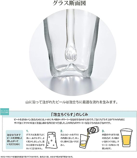 翌日発送⭕️ビールの芳醇な「香り」を充分に楽しめるビールジョッキ　名入れ　おしゃれ　カラー 4枚目の画像