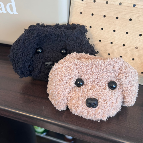 わんこシリーズ☆トイプードル☆ふわもこファブリーズカバー