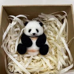 パンダストラップ【羊毛フェルト】 4CM 羊毛フェルト Yuen Home 通販