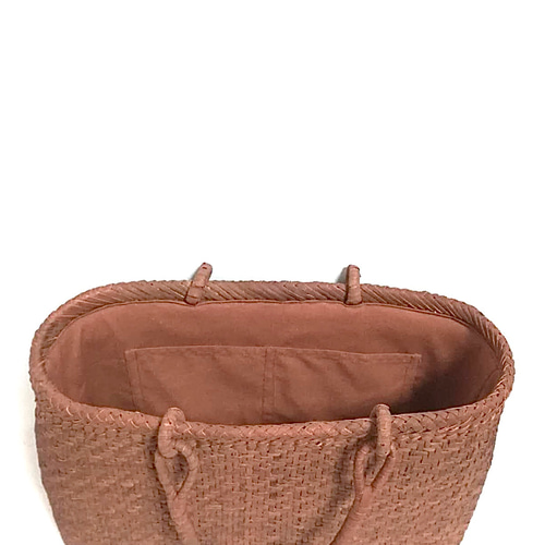 山葡萄バッグ横長網代 山葡萄かごバッグ 細網代（大）肩掛け 横長 kurashisha - くらし