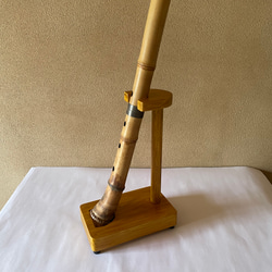 尺八 縦置き オールナットツヤなし その他インテリア雑貨 koubou