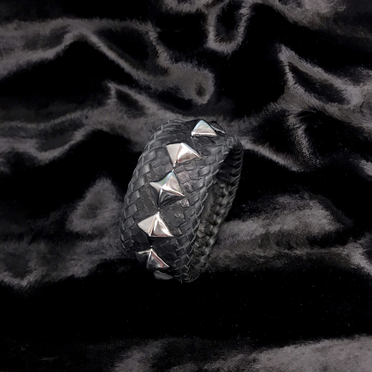 スタッズブレス・ダイヤ[クローム]