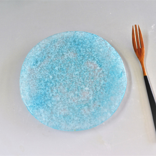 パートドヴェール 青の長皿 パートドヴェール 青の長々皿