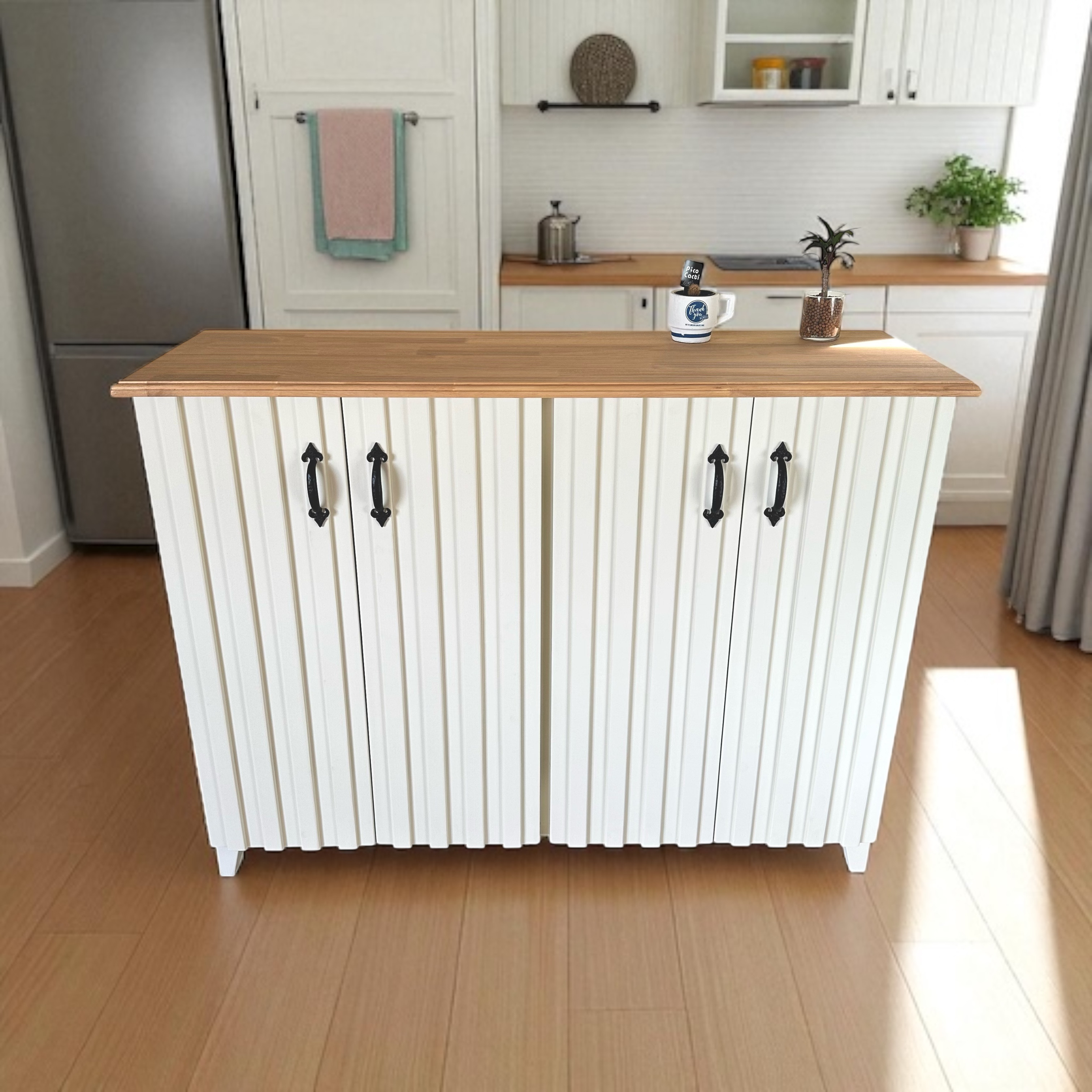 北欧デザイン キッチンカウンターB-2 収納ラック シューズ 店舗 サロン 什器