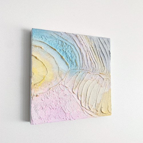 アート　原画　抽象 油絵（抽象画） 抽象画（油絵）葛藤 Conflict (原画） 絵画