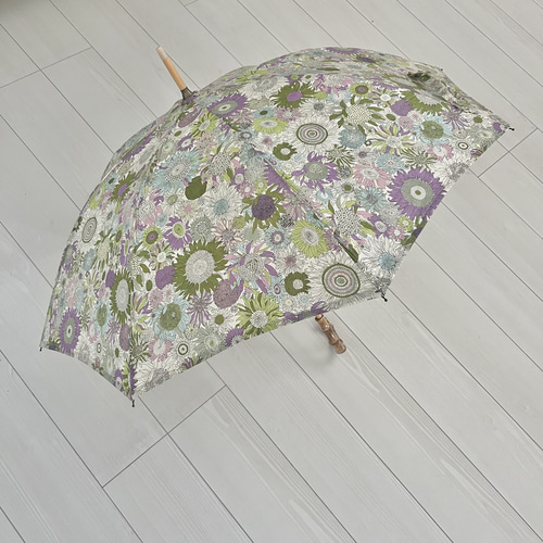 ☆完成品☆ミナペルホネン タンバリン日傘(ブルーグレー) 傘 ☆完成品☆ミナペルホネン タンバリン日傘(ブルーグレー) 傘