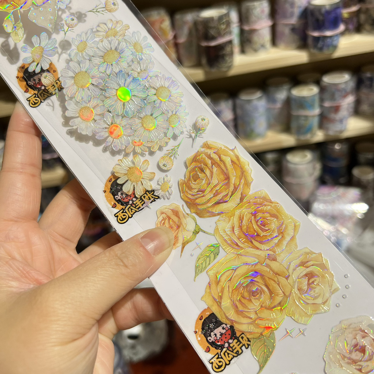 巻売 583★ 海外 マスキングテープ マステ PET 装飾 花 蝶 贝壳光 巻売 583☆ 海外 マスキングテープ マステ PET 装飾 花 蝶 贝壳光