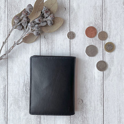 英国デザインValise二つ折りミニ手帳型財布 レーシンググリーン 2枚目の画像
