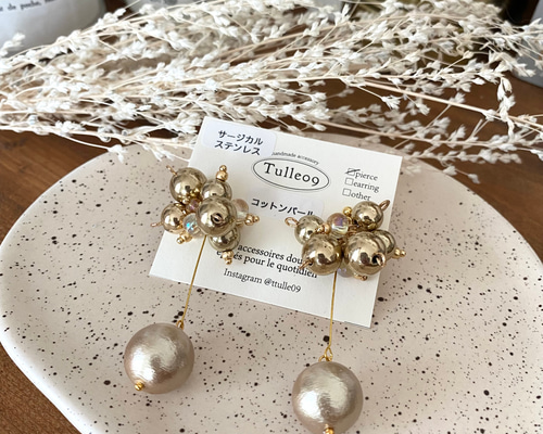 再販4♡ゴールドじゃらじゃらピアス♡イヤリング♡ ピアス