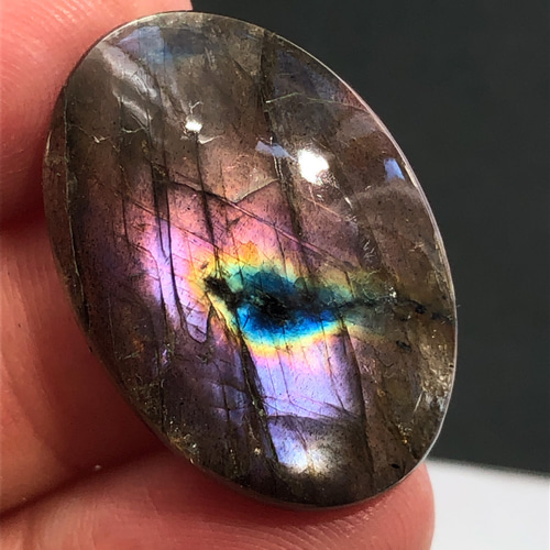 ラブラドライト[685] 29x20mm 33Cts 天然石 ／ ルース ／カボション