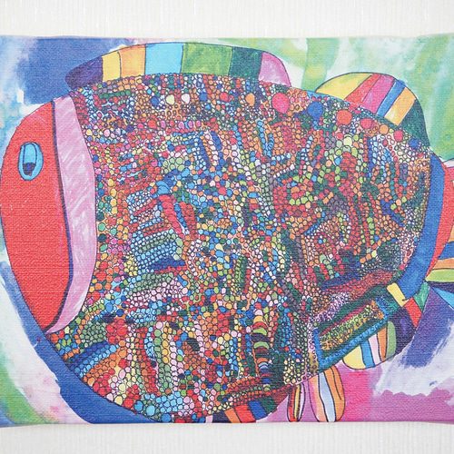 ウーパールーパー 原画 アート 現代アート 絵画 画家 パステルカラー 魚 ウーパールーパー 原画 アート 現代アート 絵画 画家 パステル