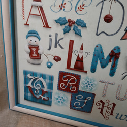 クリスマスアイテムとアルファベットのサンプラー 4枚目の画像