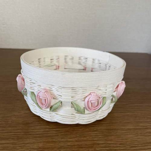 5点セット 花瓶 蓋付きBox かごバスケット エコクラフト
