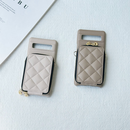 キルティング pixel 10 / aquos / xperia 10vii ケース ショルダー