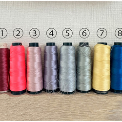 【名入れ刺繍】バッグ糸カラーが選べる　お散歩バッグ/ランチバッグ/トートバッグ/ランチバッグ/ミニトート/ギフト 11枚目の画像