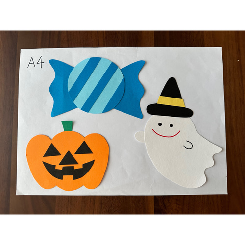 ハロウィン おばけ パンプキン 画用紙 壁面飾り ガーランド 保育 ハロウィン おばけ パンプキン 画用紙 壁面飾り ガーランド 保育