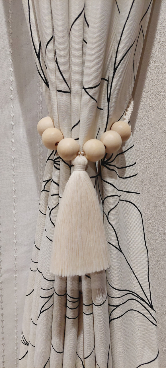 マクラメカーテンタッセル カラー選択可 カーテン Sae.macrame 通販