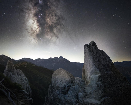 フォトパネル④□長野県 北アルプス□A2サイズ□フレーム付 写真