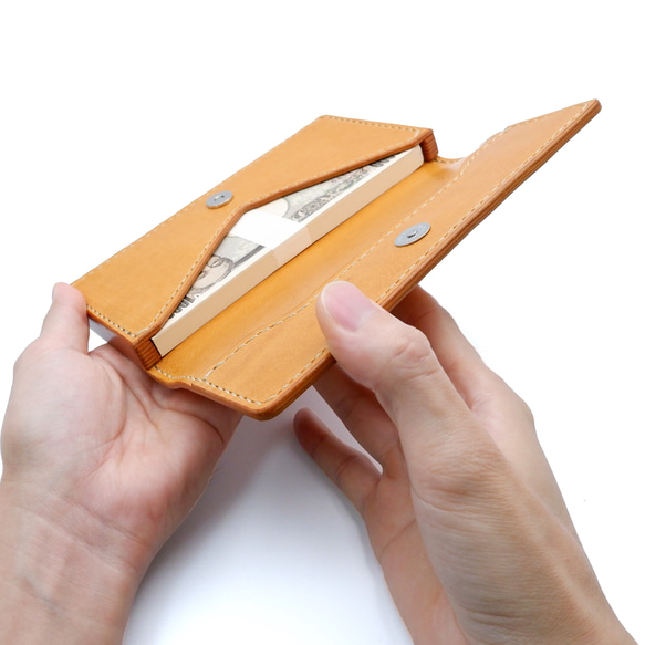 札束入れ　100万円用　本革製　積み革仕様　札入れ 財布・ケース・小物入れ 長財布 皮、革、レザー BCD1976134632(15000円)