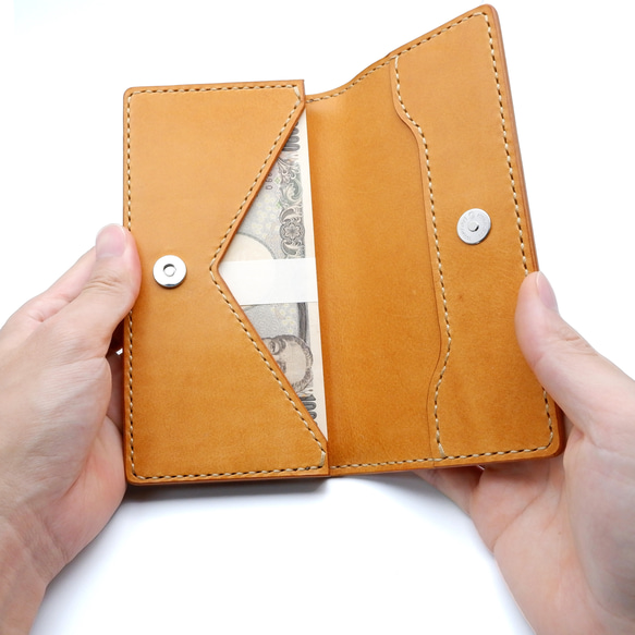 札束入れ　100万円用　本革製　積み革仕様　札入れ 財布・ケース・小物入れ 長財布 皮、革、レザー BCD1976134632(15000円)